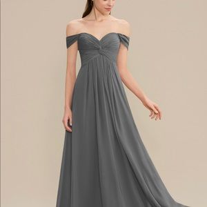 NWT JJs House Off The Shoulder Chiffon Dress